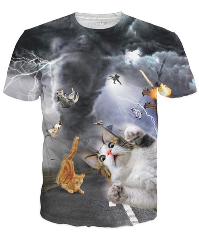 Fuzzy Storm Cat T-Shirt - Amazing