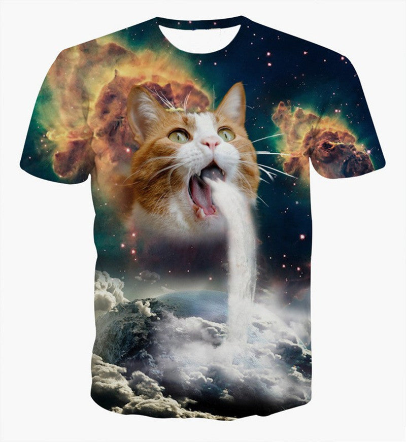 Infinite Waterfall Men's Cat T-Shirt - Amazing!